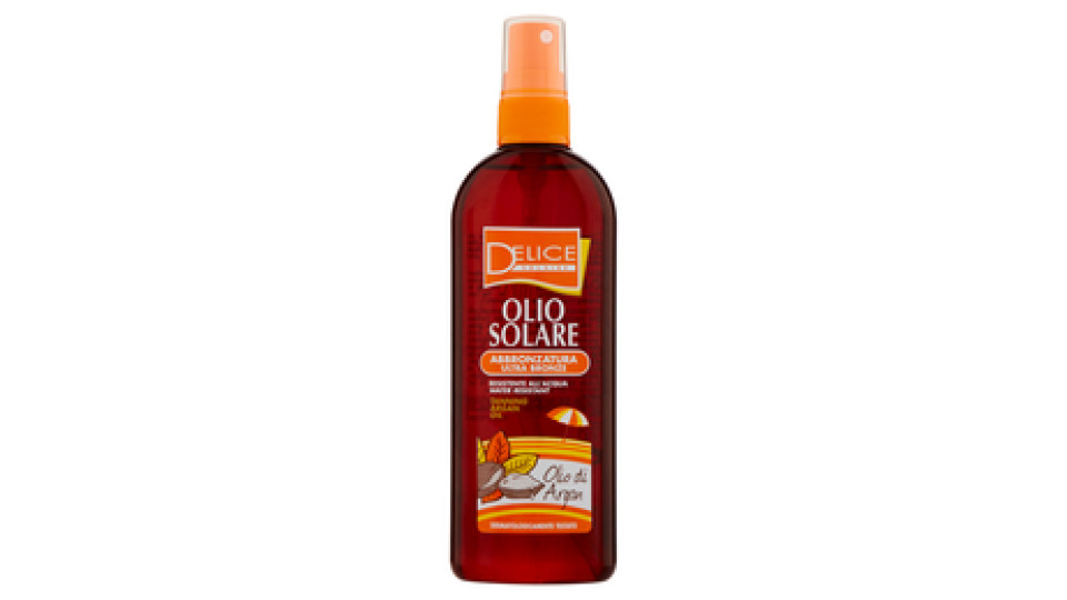 Delice Solaire Olio Solare Abbronzatura Ultra Bronze Olio di Argan