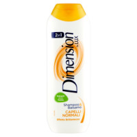 Dimension by Lux - Shampoo & Balsamo, con estratti attivi della frutta, effetto lucentezza, per capelli normali - 