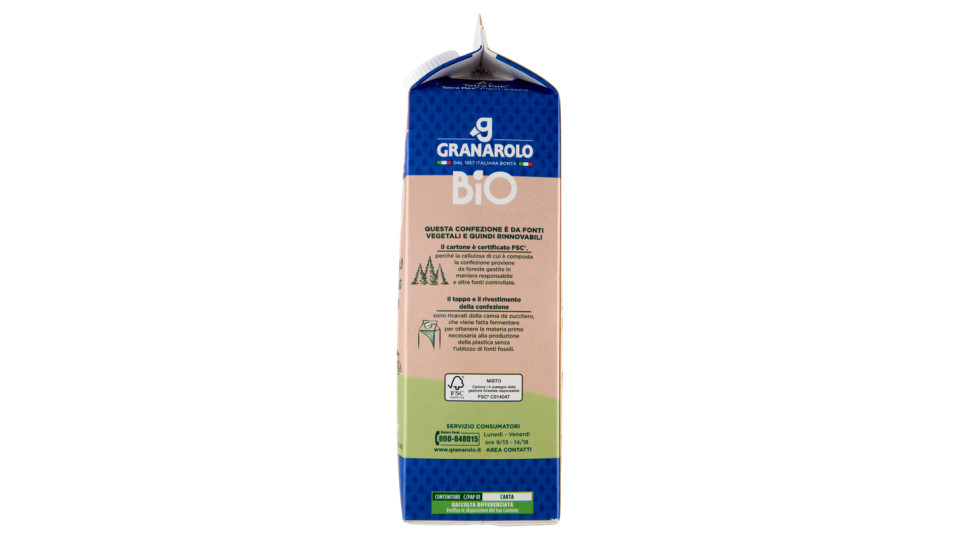 Granarolo Biologico Latte Bio Parzialmente Scremato