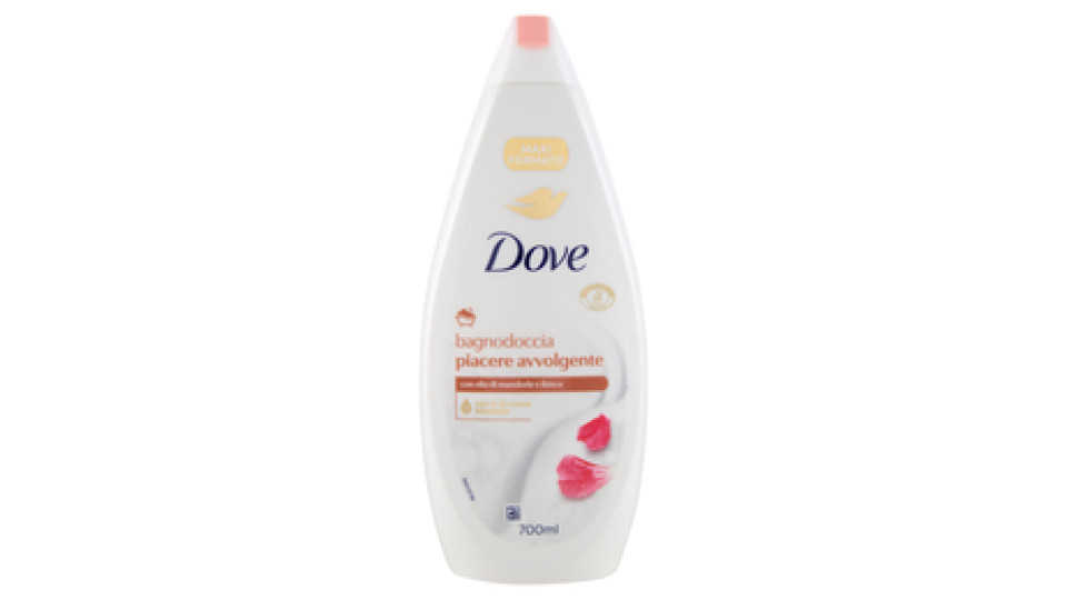 Dove bagnodoccia piacere avvolgente con olio di mandorle e ibisco 700 ml