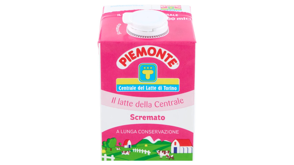 Centrale del Latte Ancona Latte scremato uht a lunga conservazione