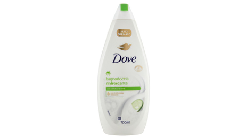Dove bagnodoccia rinfrescante con cetriolo e tè verde 700 ml