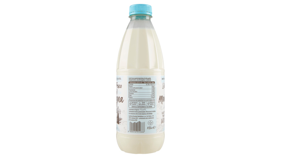 Latteria Sociale Valtellina Latte fresco di montagna intero Alta Qualità