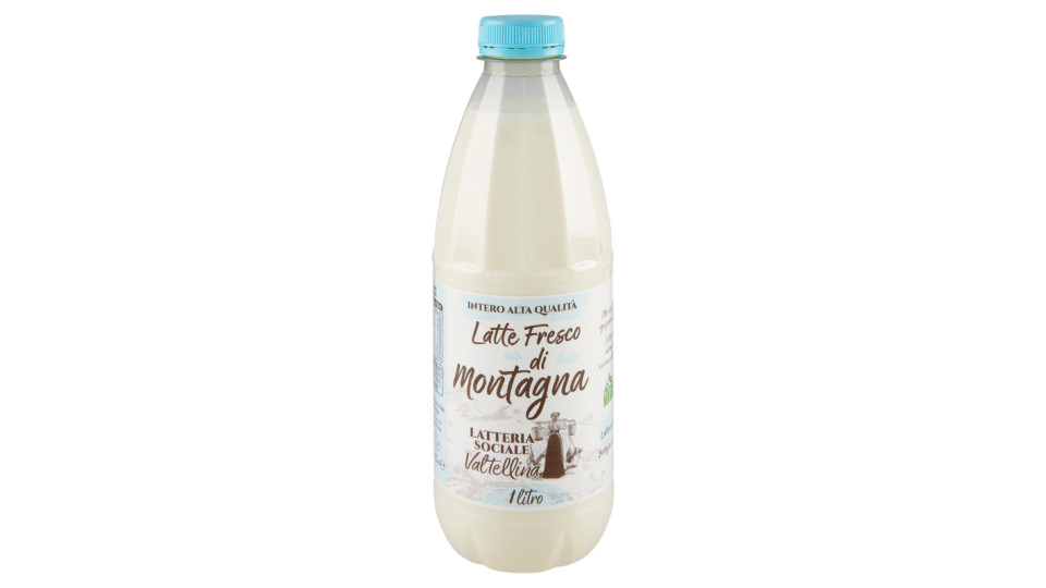Latteria Sociale Valtellina Latte fresco di montagna intero Alta Qualità