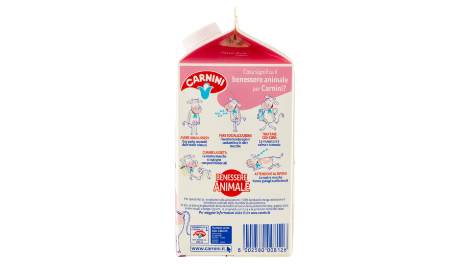 Carnini Latte Fresco parzialmente scremato loSnello