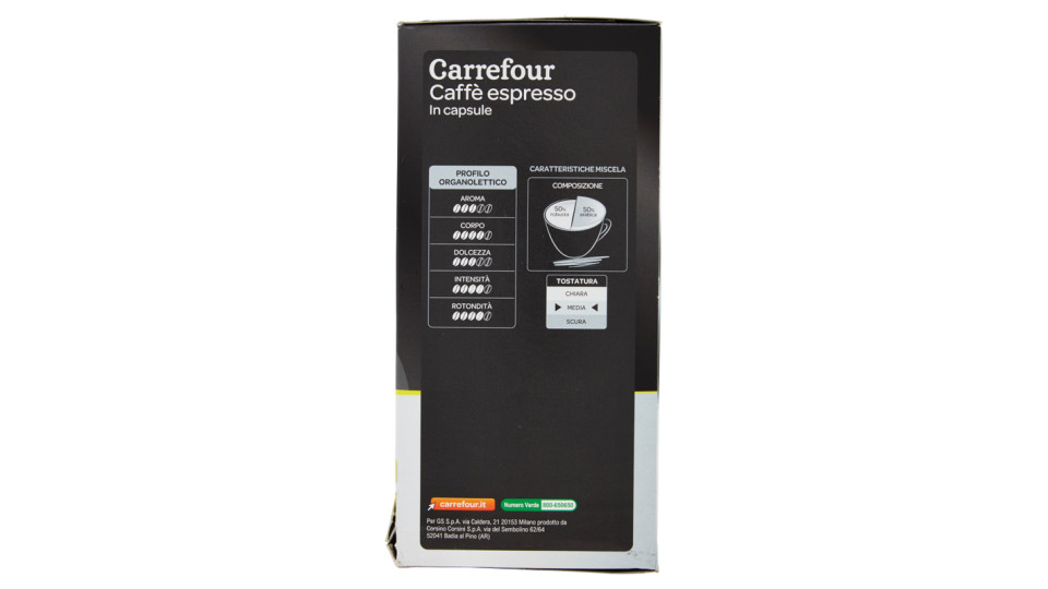 Carrefour Caffè espresso in capsule Cremoso