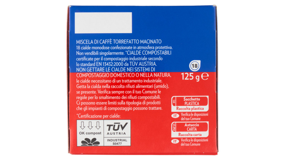 Lavazza Dek Gusto Classico 18 Cialde