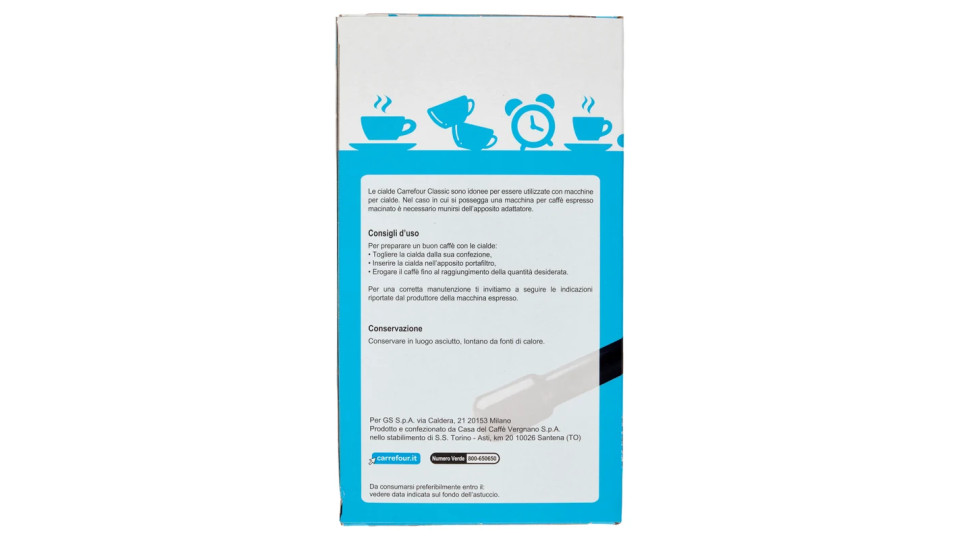 Carrefour Caffè espresso Decaffeinato in capsule Cremoso