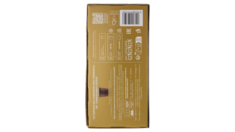 Caffè Vergnano 1882 Èspresso1882 Intenso Capsule Compatibili Nespresso