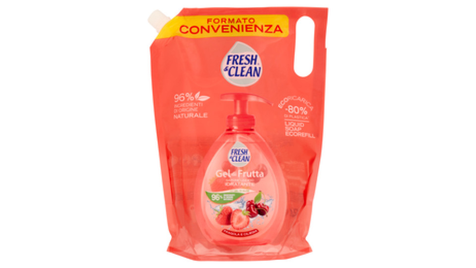 Fresh & Clean Gel di frutta Sapone Liquido Mora e Mirtillo