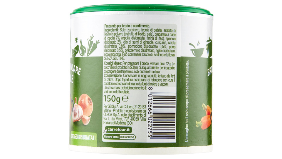 Carrefour I Sapori Vegetale Brodo Granulare