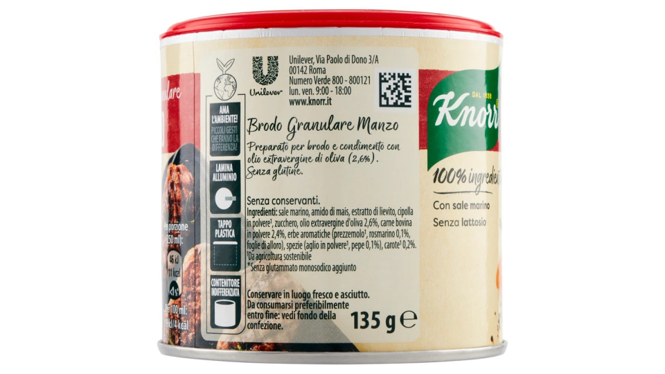 Knorr Brodo Granulare Verdure