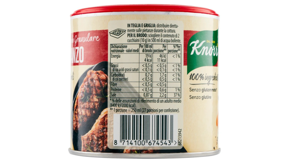 Knorr Brodo Granulare Verdure