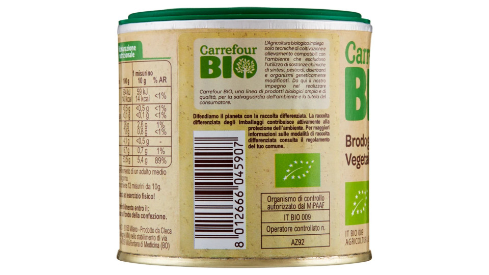 Carrefour Bio Brodo granulare Vegetale biologico