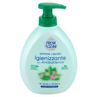 Fresh & Clean Sapone Liquido Igienizzante con Antibatterico Tè Verde e Verbena 300 ml
