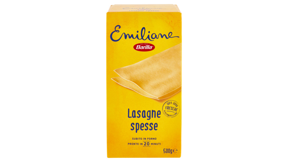 Barilla Emiliane Lasagne all'uovo