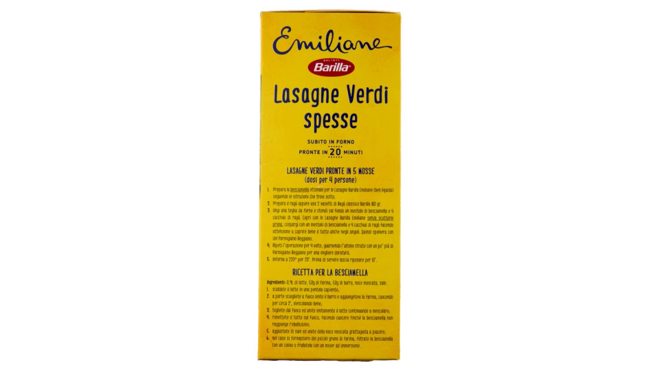Barilla Emiliane Lasagne Verdi