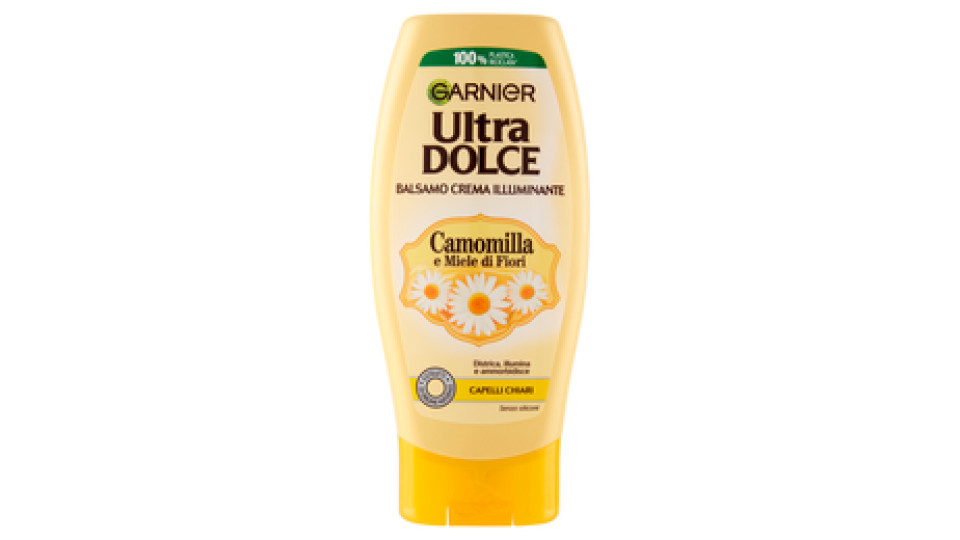 Garnier Ultra Dolce Balsamo all'estratto di Camomilla e Miele per capelli chiari