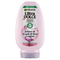 Garnier Ultra Dolce Infuso di Acqua di Riso & Amido, Balsamo Lisciante 200 ml