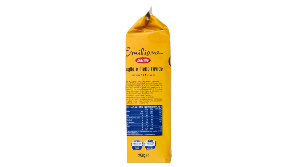 Barilla Emiliane Paglia e Fieno all'uovo n.171
