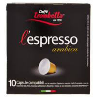 Caffè trombetta l'espresso arabica 10 Capsule