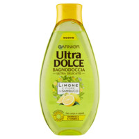 Garnier Ultra Dolce Limone e Fiore Di Sambuco Bagnodoccia Tonificante Pelle Fresca e Morbida
