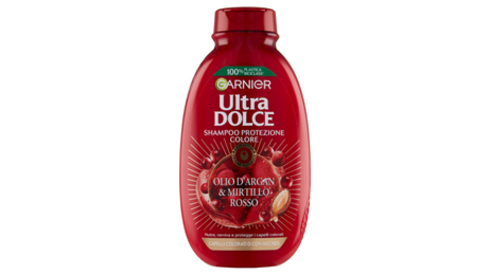Garnier Ultra Dolce Shampoo all'olio d'argan e mirtillo rosso
