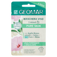 Viso Maschera Viso 5 Minuti Purificante, Effetto-mat 2 x 7,5  Ml