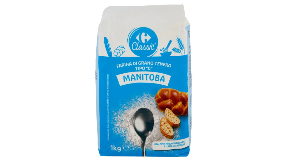 Carrefour Farina "0" manitoba di grano tenero