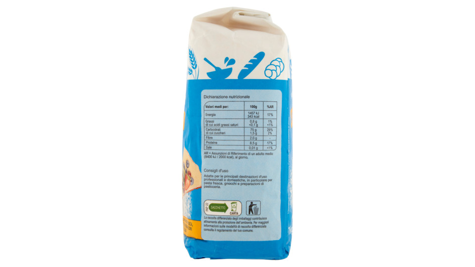 Carrefour Farina di grano tenero tipo "00" Antigrumi
