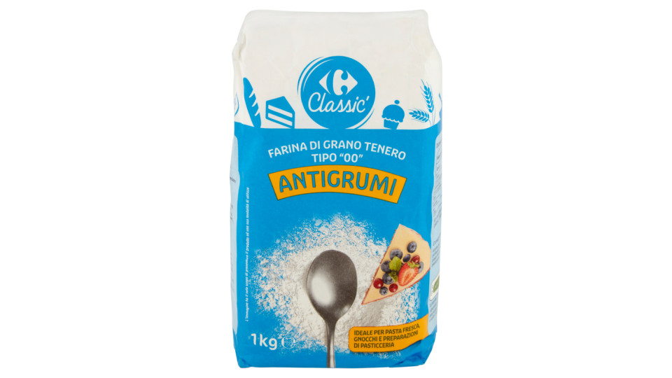 Carrefour Farina di grano tenero tipo "00" Antigrumi