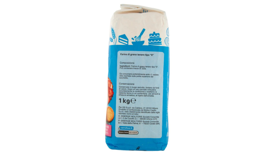 Carrefour Farina di grano tenero tipo "0" per dolci