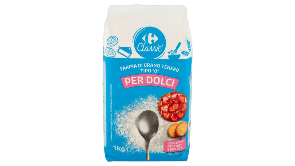 Carrefour Farina di grano tenero tipo "0" per dolci