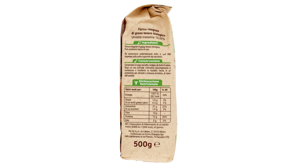 Carrefour Farina integrale di grano tenero