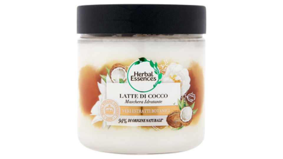 Herbal Essences Maschera Capelli Idratante con Latte di Cocco 250 ml
