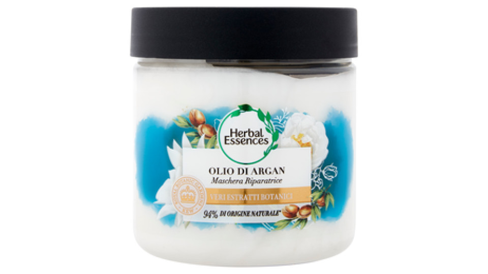 Herbal Essences Maschera Capelli Riparatrice con Olio di Argan 250 ml