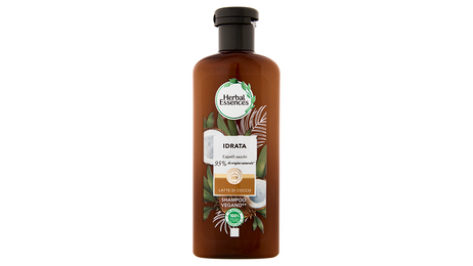 Herbal Essences Shampoo Formula Vegana Idrata con Olio di Cocco 250 ml