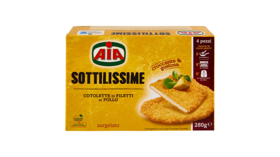 Aia la Cotoletta Cotolette di Filetti di Pollo 3 Cotolette