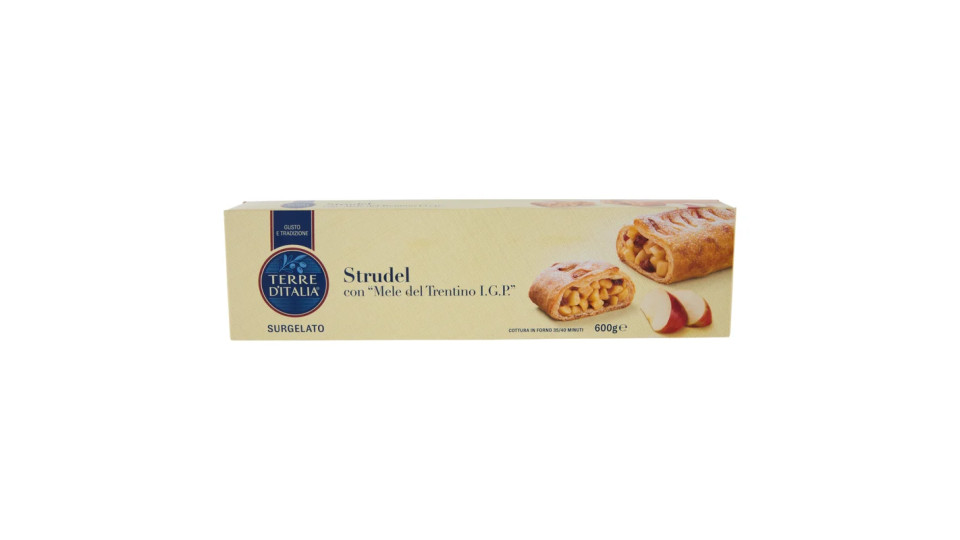 Terre d'Italia Strudel del Trentino con ripieno di mele surgelato