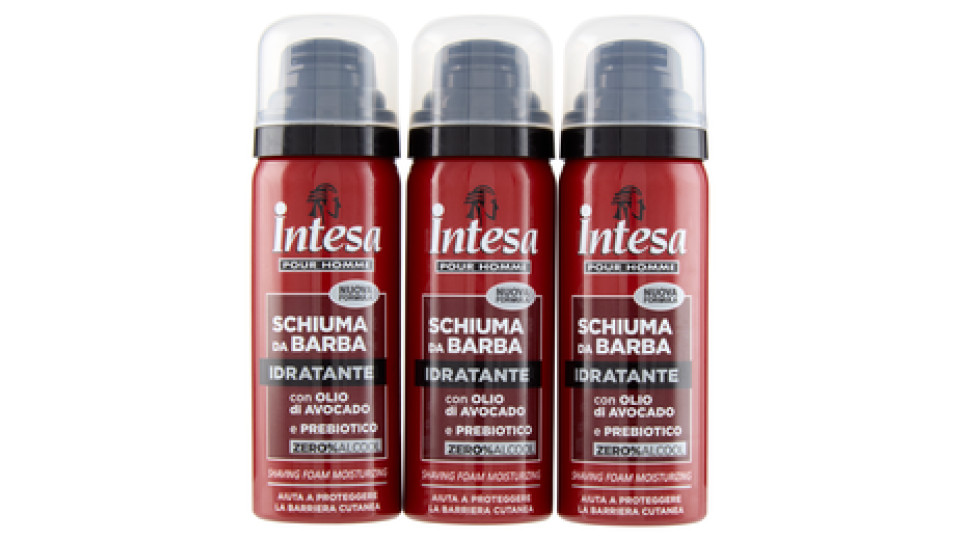 Intesa Pour Homme Schiuma da barba idratante olio di avocado