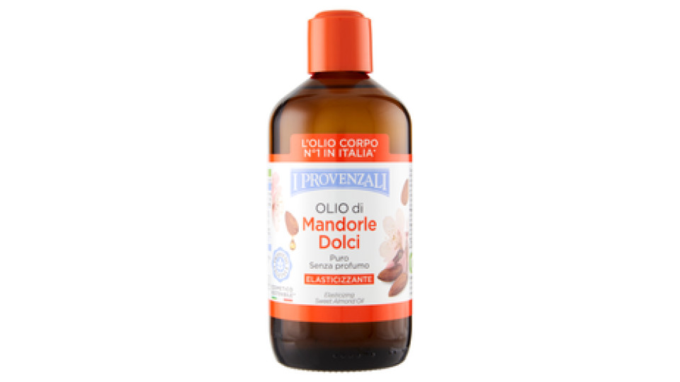 I Provenzali Olio di Mandorle Dolci Puro al 100% Senza Profumo