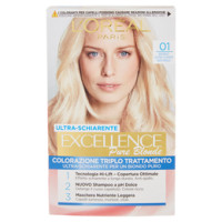 L'Oréal Paris Excellence Crema colorante triplo trattamento avanzato, 01 Biondo UltraChiaro Naturale