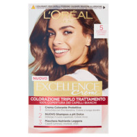 L'Oréal Paris Excellence, Crema colorante triplo trattamento avanzato, 5.3 Castano Chiaro Dorato