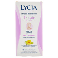 Delicate Touch 20 Strisce Depilatorie Pelli Sensibili Braccia & Gambe