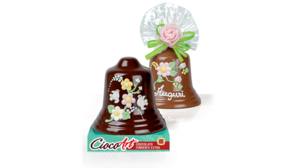 Campana Decorata Cioccolato Latte/fondente 