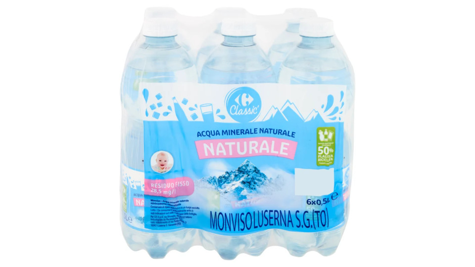 Carrefour Acqua minerale naturale Monviso Frizzante Luserna S.G.