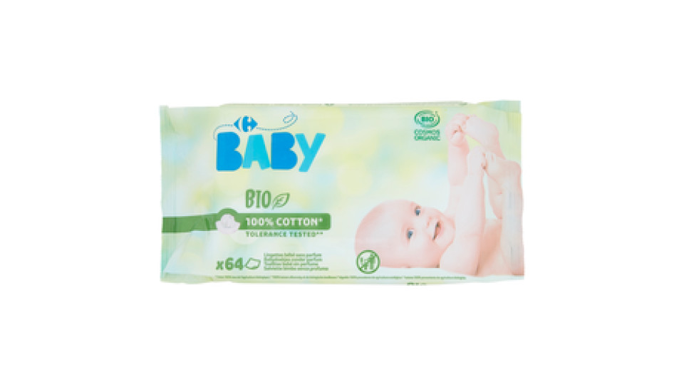 Carrefour bio salviette bimbo senza profumo