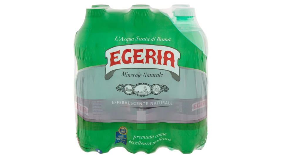 Egeria Acqua Santa di Roma Km.0 effervescente naturale