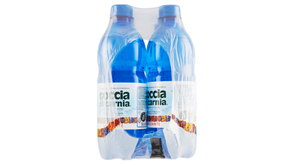 Goccia di Carnia Acqua Minerale Naturale Oligominerale Frizzante