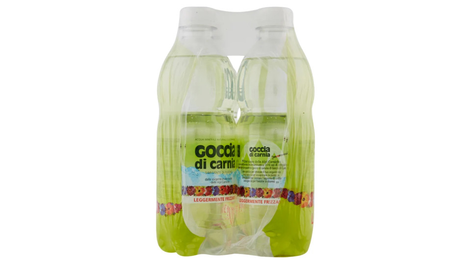 Goccia di Carnia Acqua Minerale Naturale Oligominerale Leggermente Frizzante